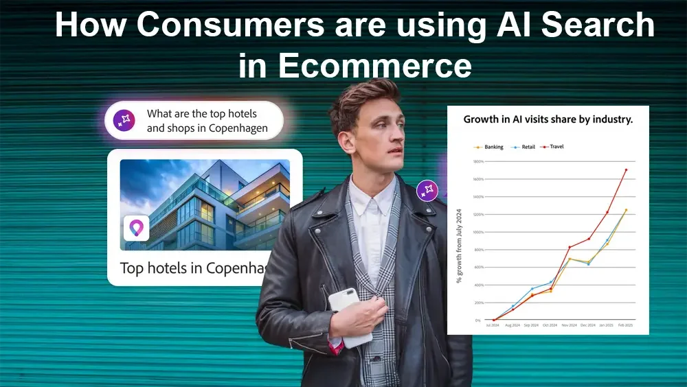 AI search and ecommerce report by Webmart. How Consumers are using AI Search in eCommerce. Optimise your SEO for GEO searches.