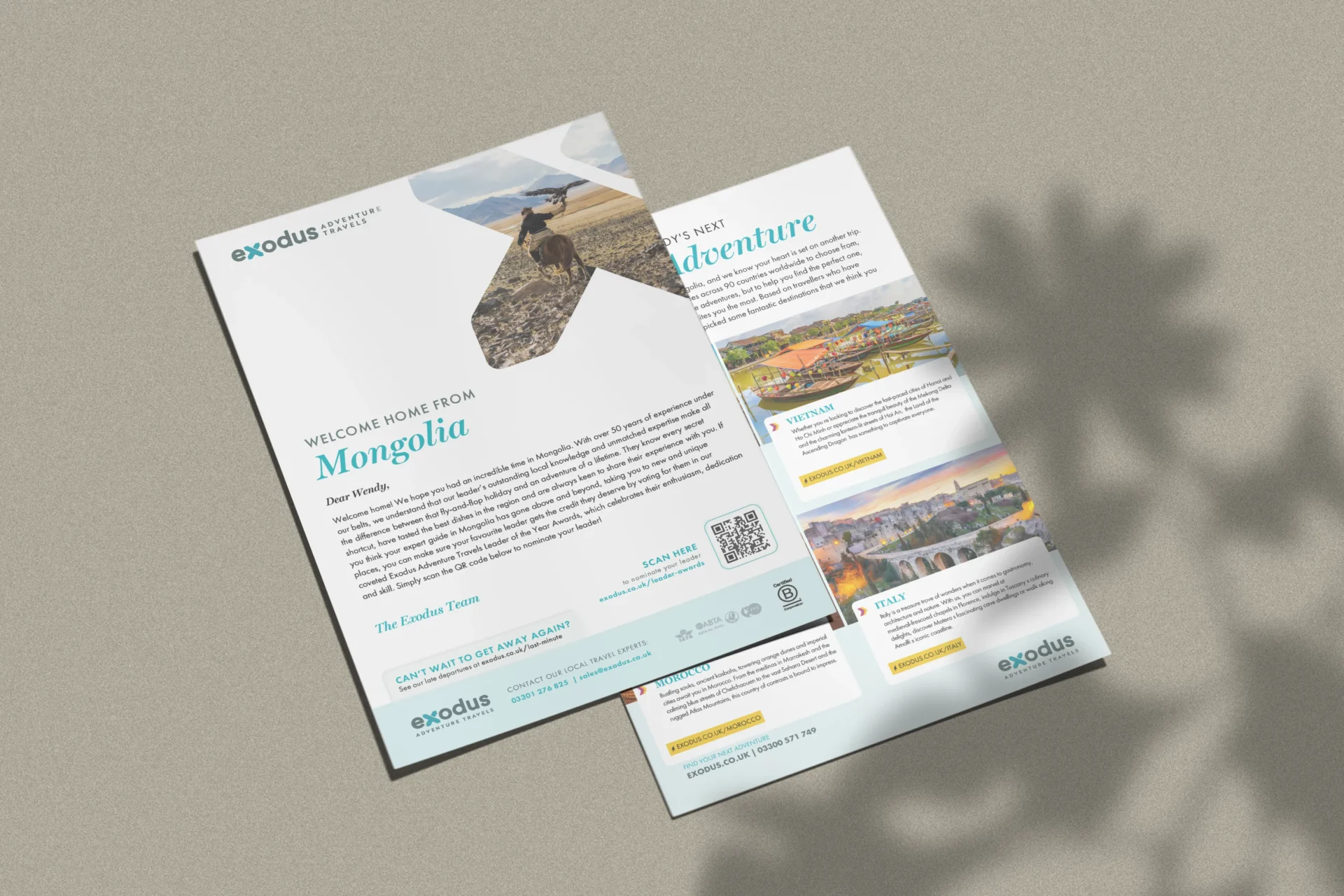 Exodus' latest programmatic mailer sees 54% uplift in repeat bookings