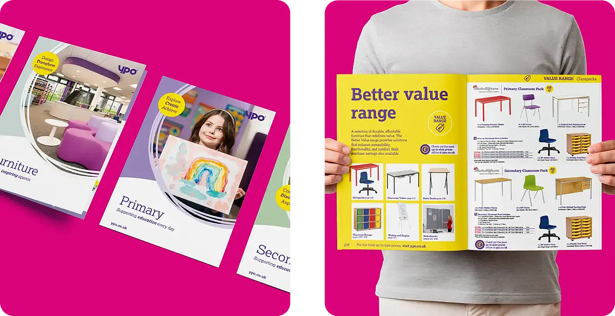 Award winning brochures and catalogues for YPO