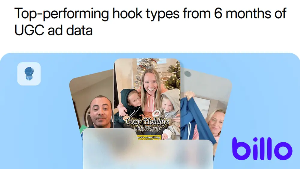 the three top performing video ad hooks