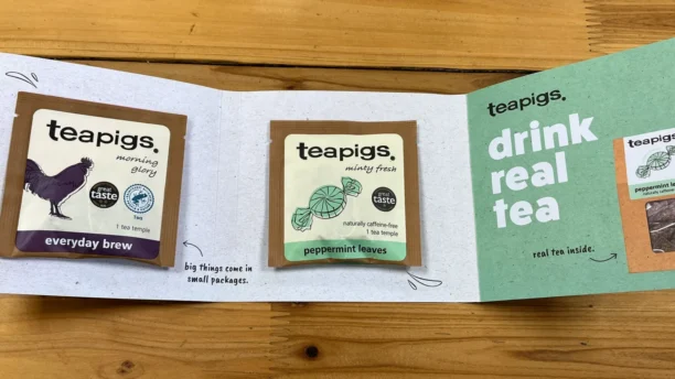 teapigs sampling campaign with Webmart