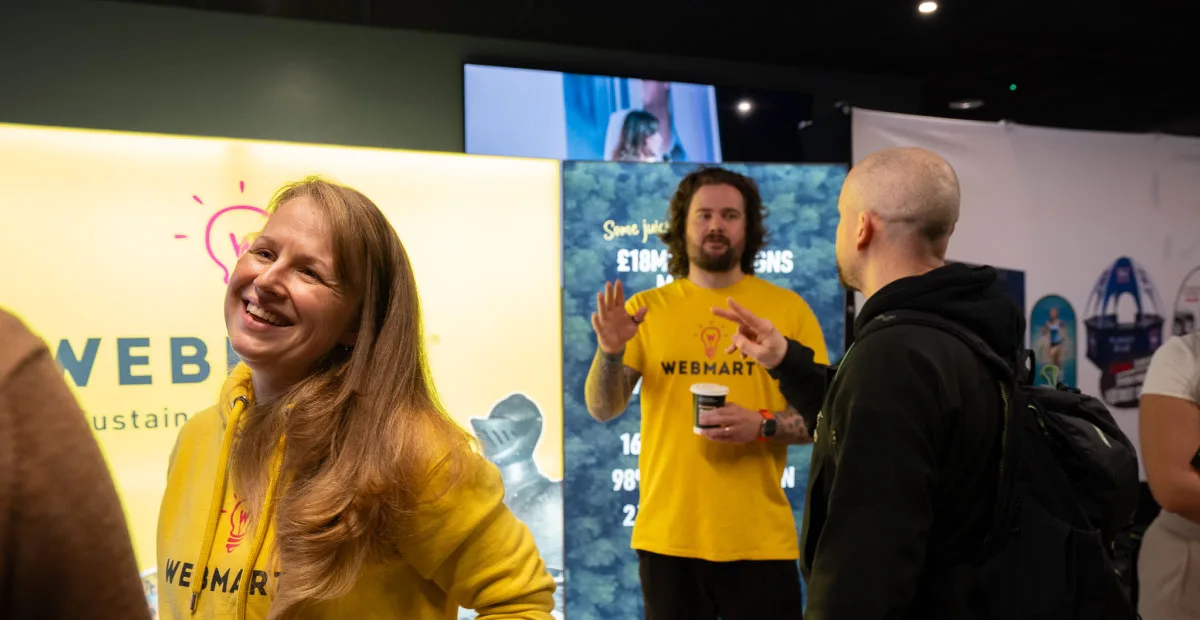Webmart team at the marketingSHOWCASE events across the UK