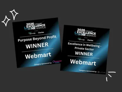 Webmart takes home TWO awards at the Yorkshire Excellence in HR Awards 2026